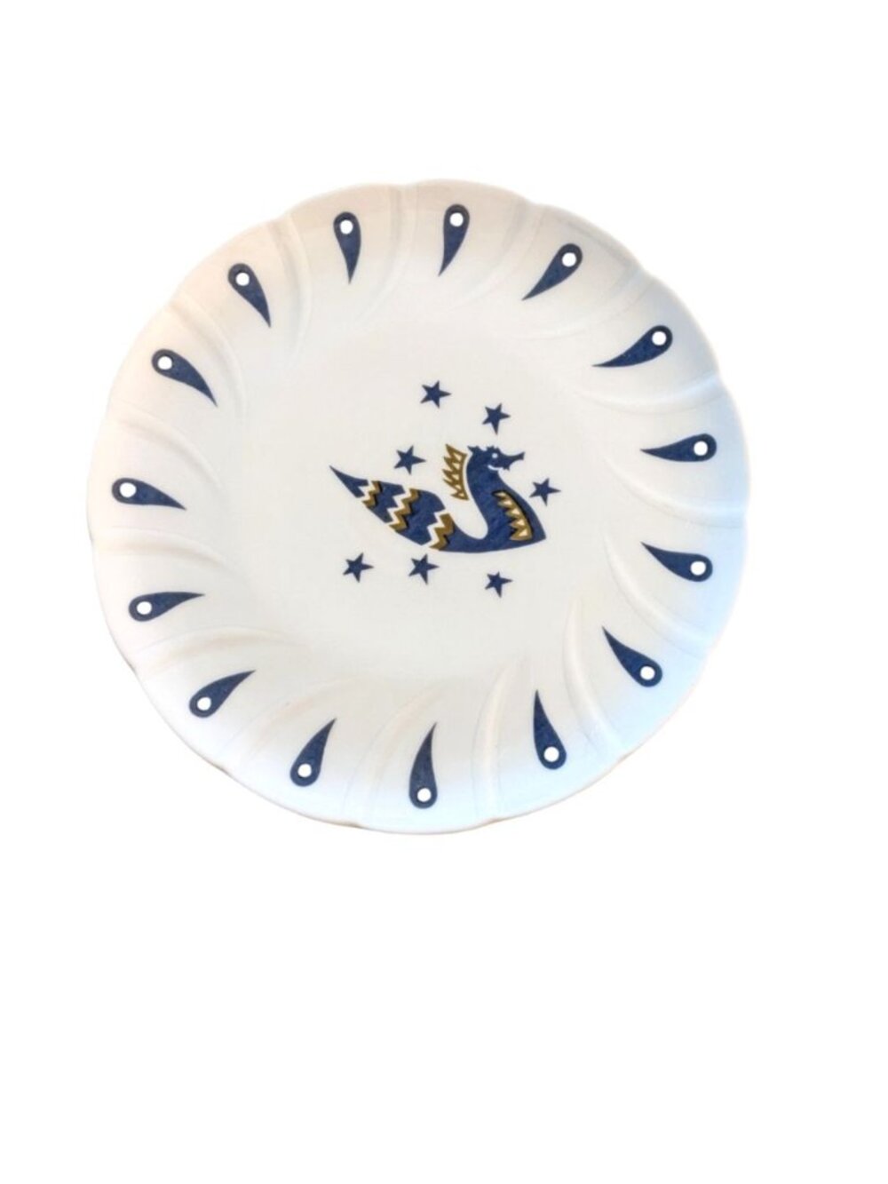 Vintage Air France CONCORDE Inflight Salad Plate Jean Picart Le Doux Limoges